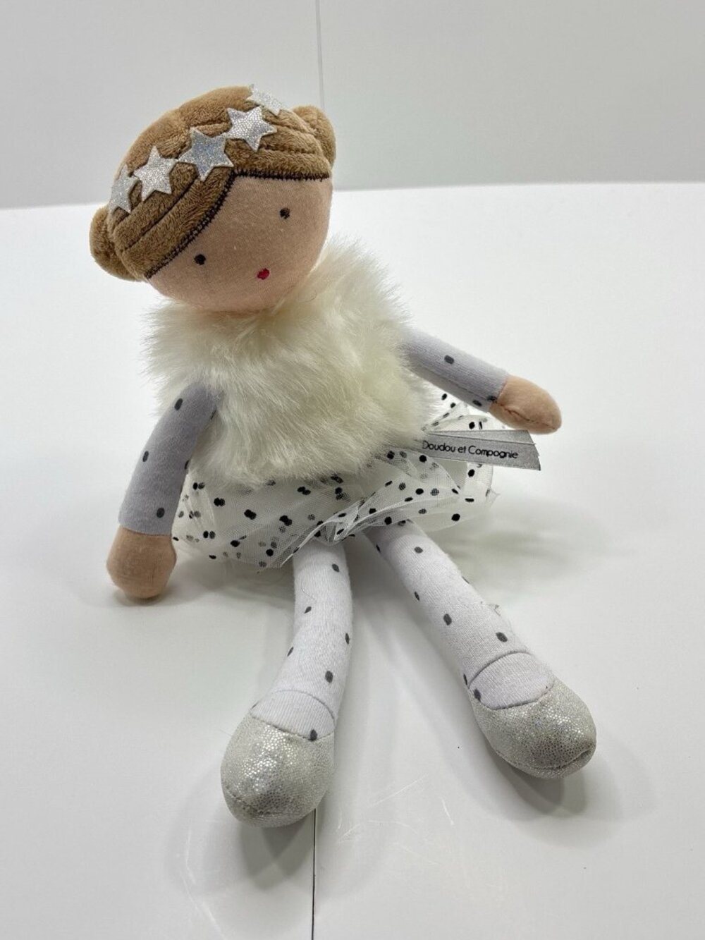 Jolijou Paris Demoiselle Princess Agathe Ballerina Plush Doll 12"
